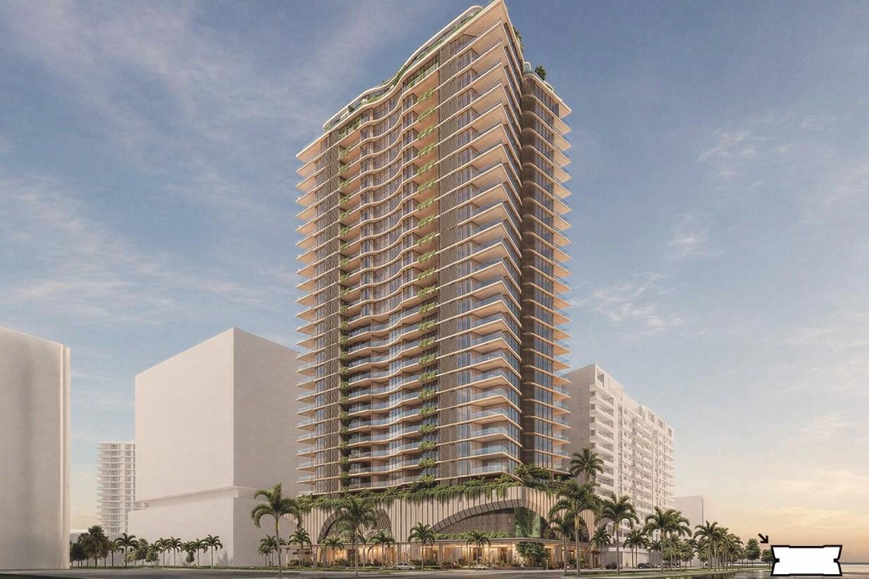 Proposal for 30-storey building with more than 200 apartments in city centre